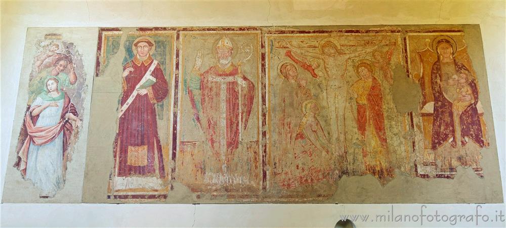 Cinisello Balsamo (Milan, Italy) - Frescos in the small Church of Sant'Eusebio